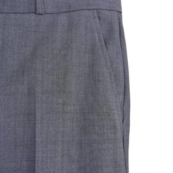 Banana Republic Wool Trousers Work Dress Pants Blue Size 6 - Picture 3 of 9